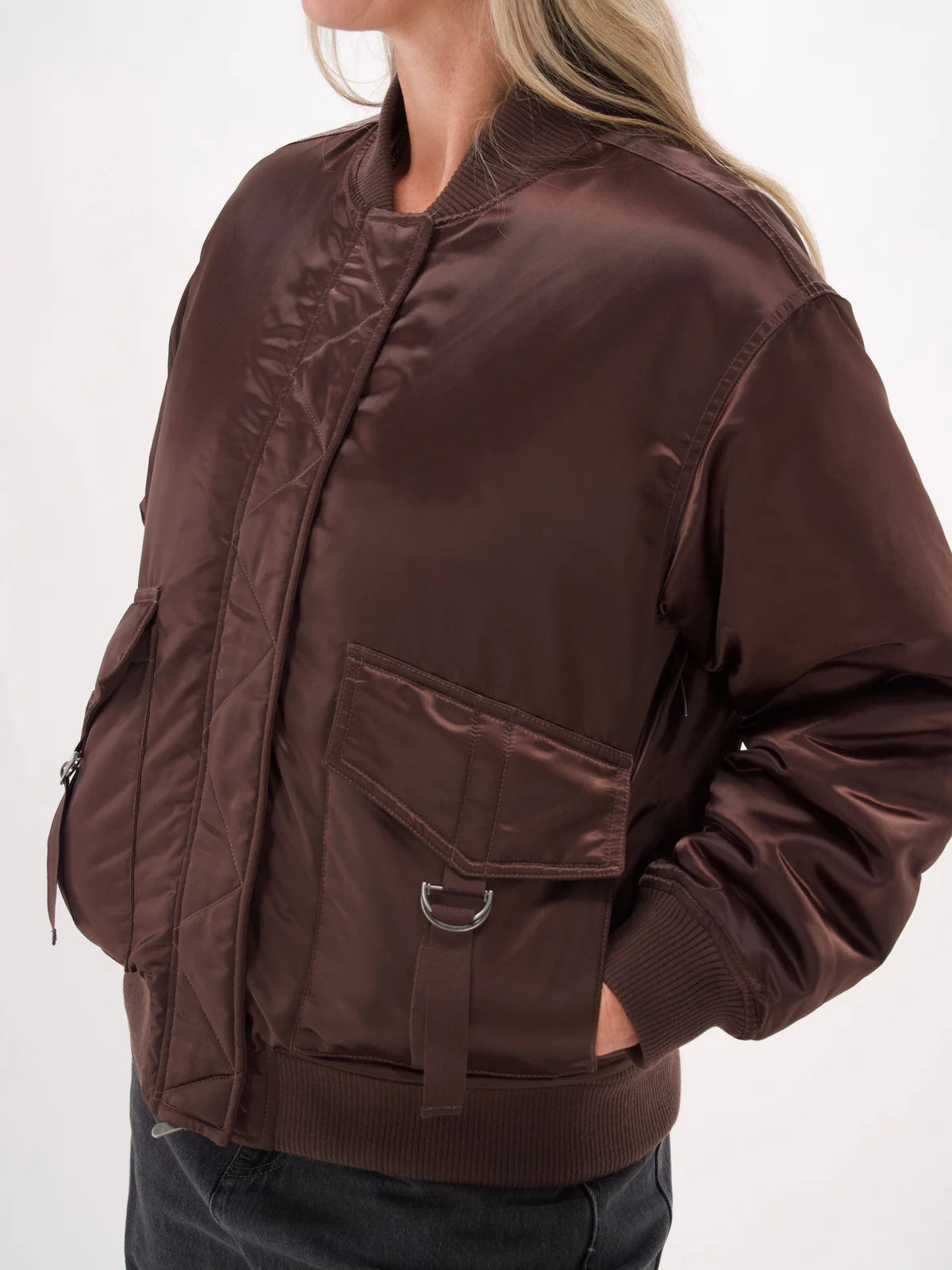 
                  
                    FOXWOOD LUCY BOMBER-COFFEE BEAN
                  
                