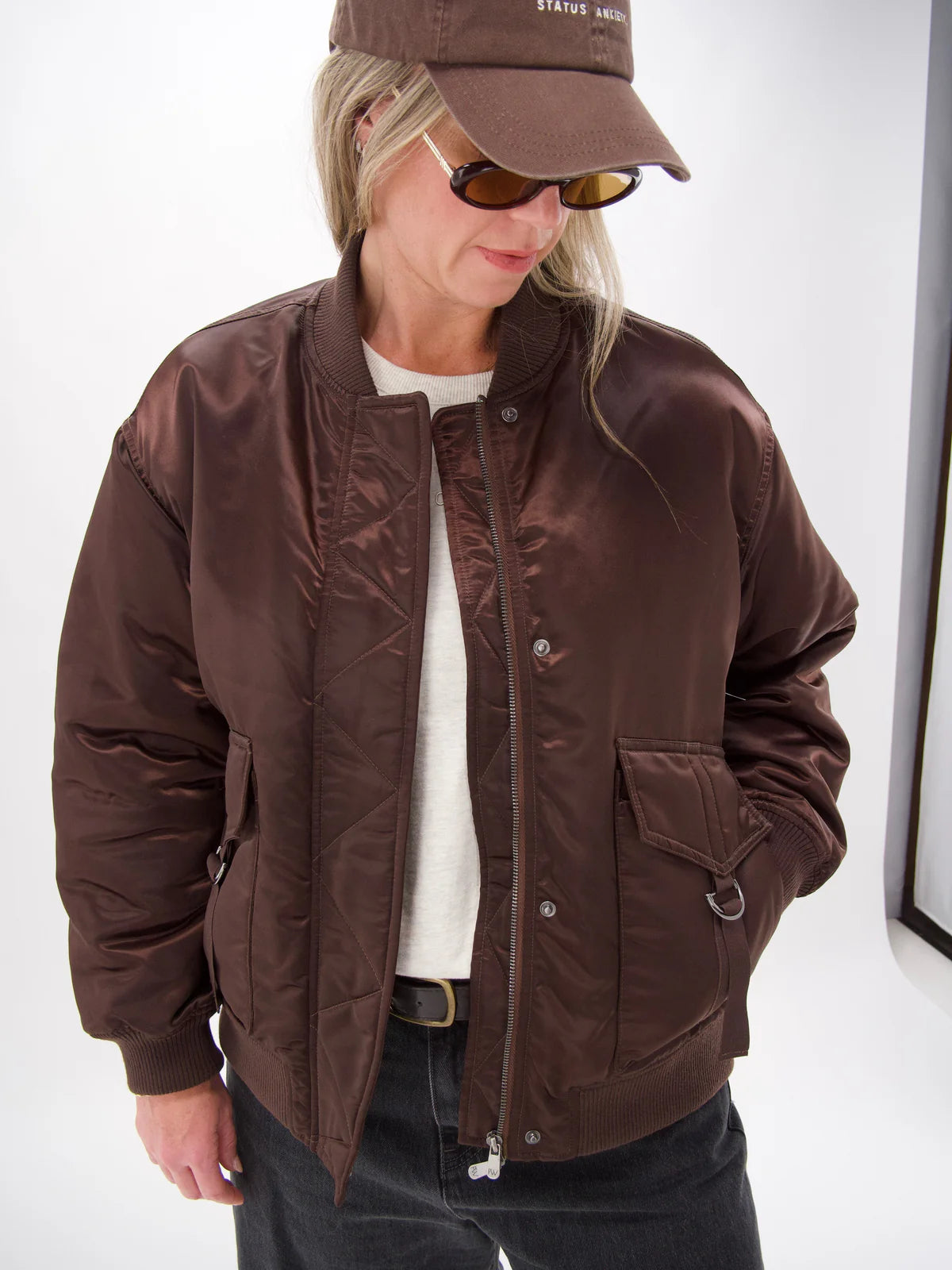 
                  
                    FOXWOOD LUCY BOMBER-COFFEE BEAN
                  
                