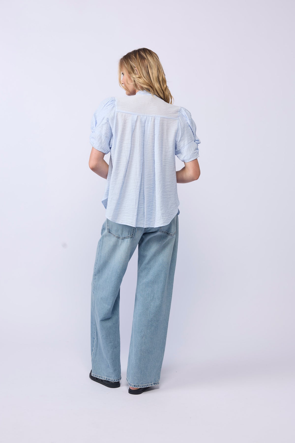 
                  
                    SEVILLE BLOUSE -SOFT BLUE
                  
                