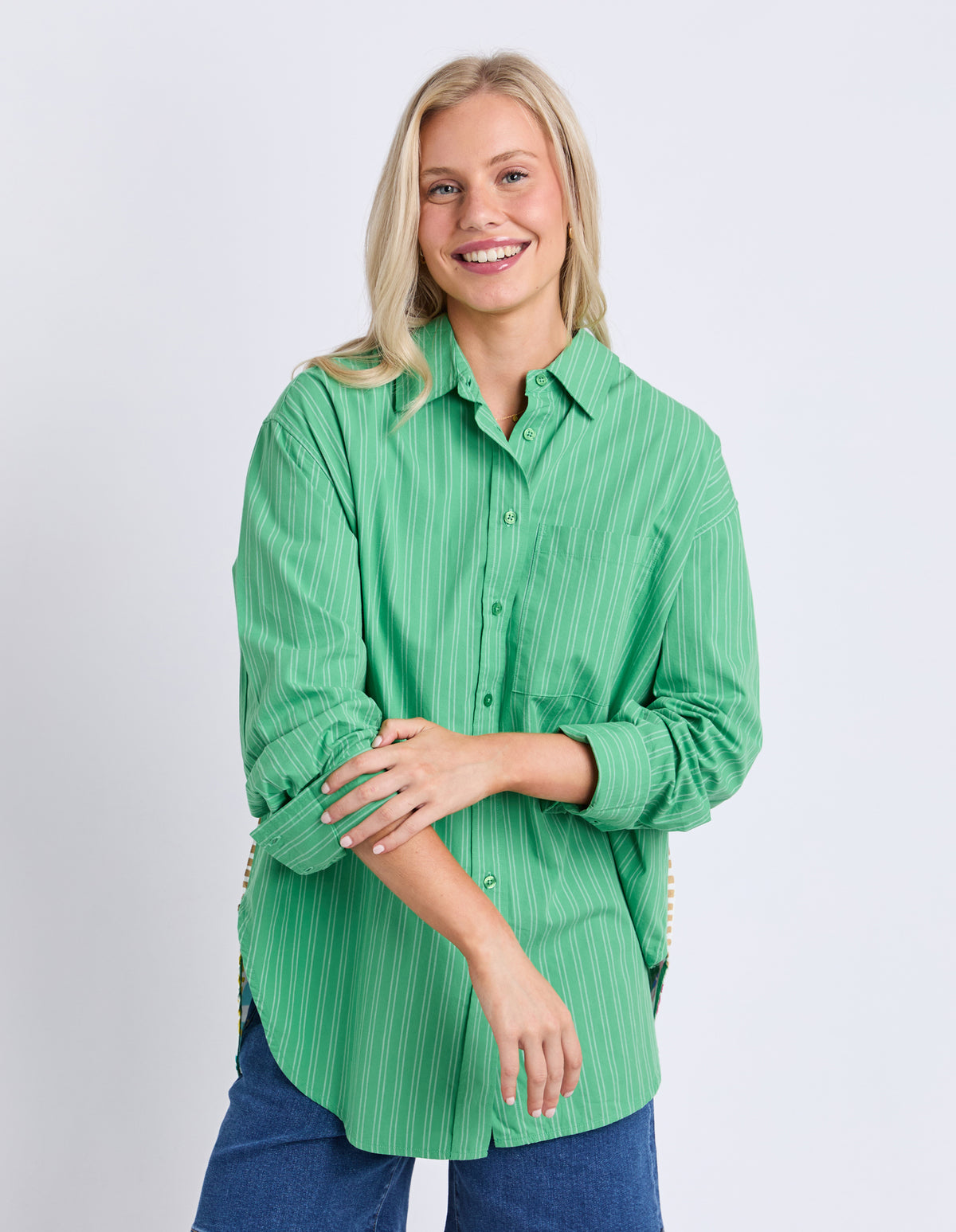 
                  
                    ELM TROPICAL MUSE SHIRT-GREEN STRIPE (Copy)
                  
                