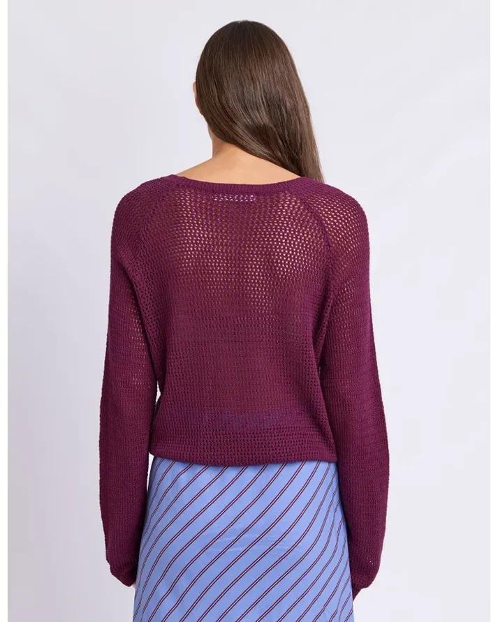 
                  
                    FOXWOOD REMY KNIT-PLUM
                  
                