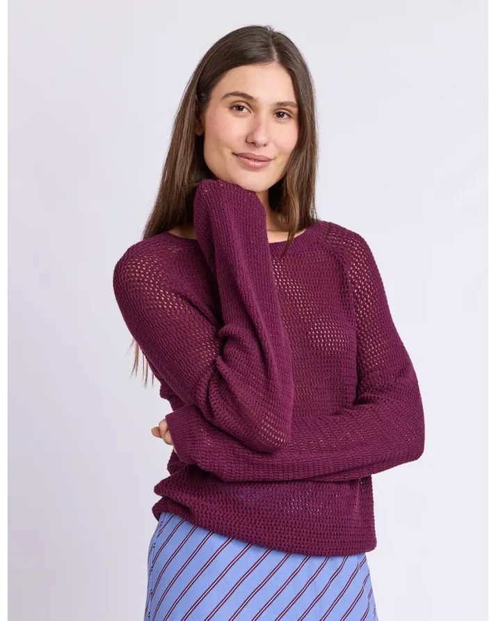 
                  
                    FOXWOOD REMY KNIT-PLUM
                  
                