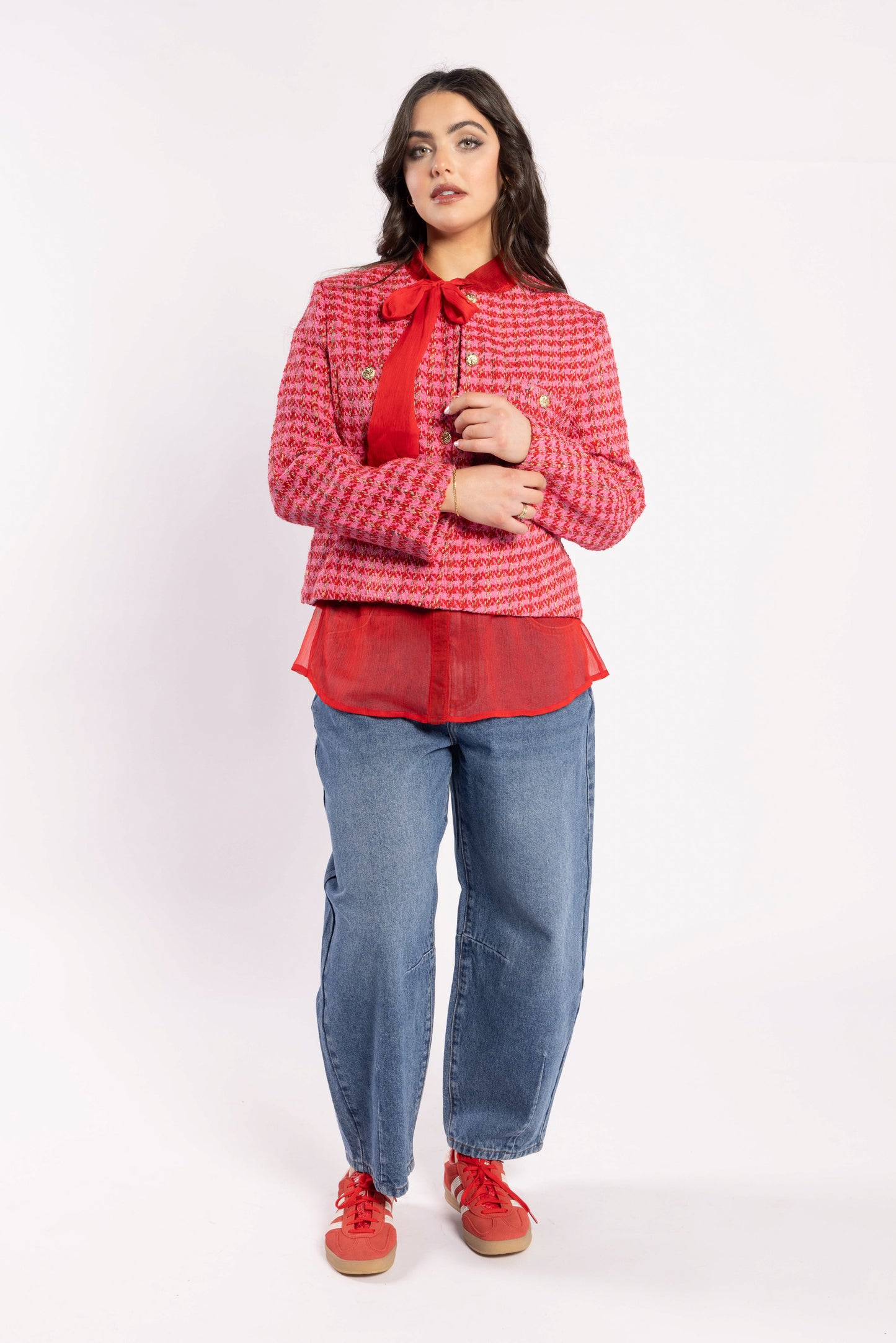 
                  
                    SEINE BLAZER-Pink herringbone/pink
                  
                
