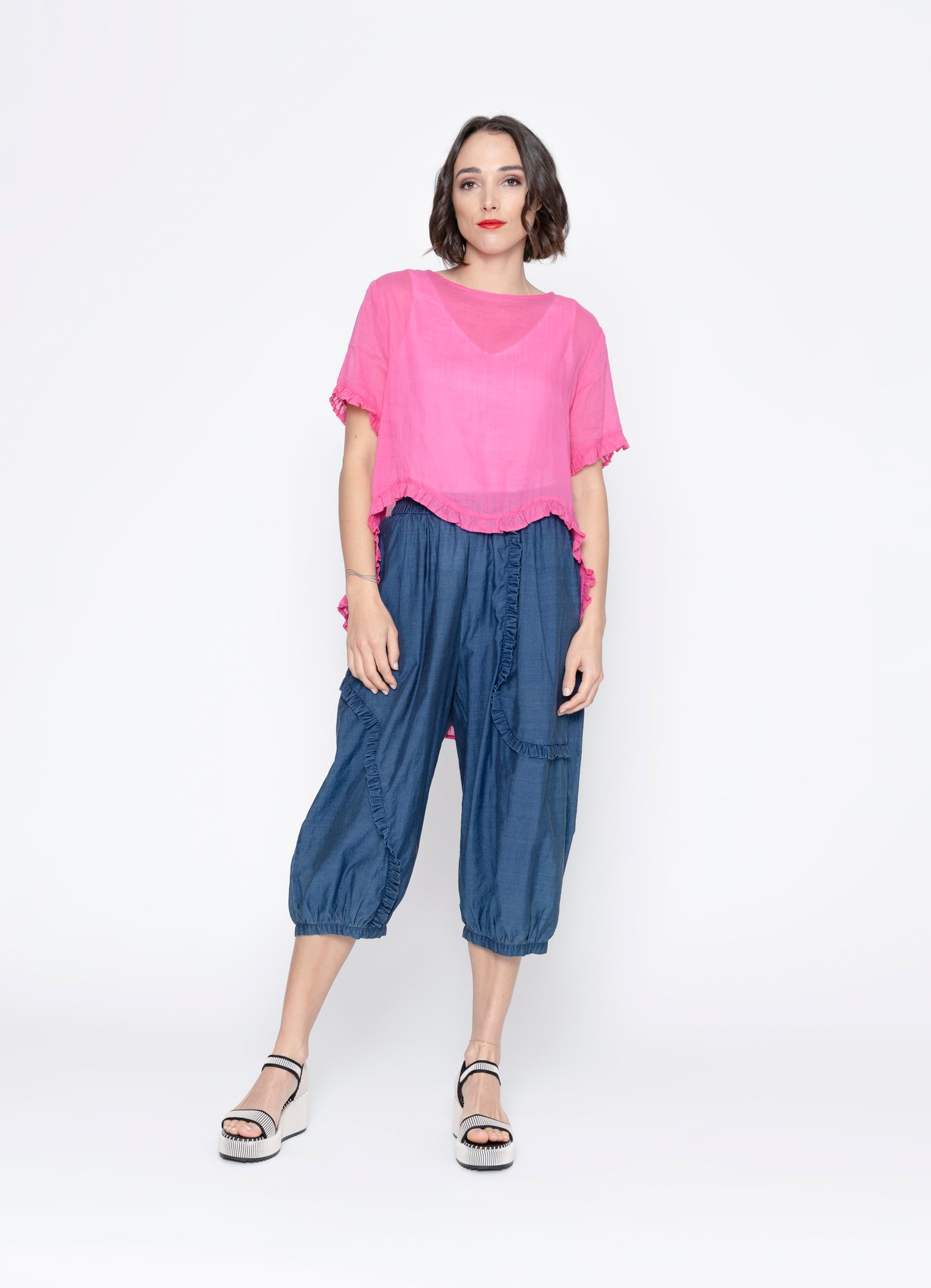 
                  
                    Tanya Shirt-hot pink
                  
                