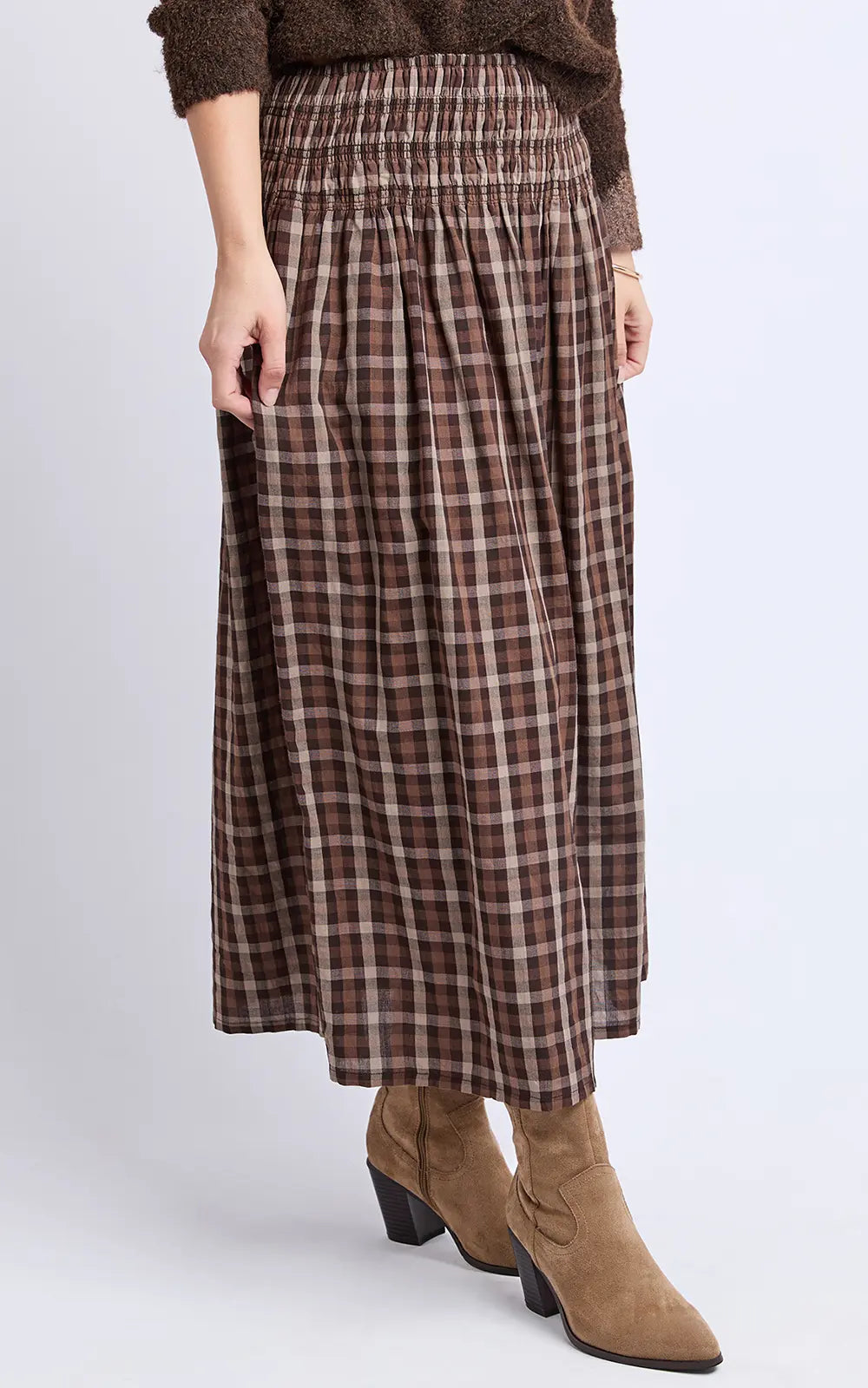 
                  
                    COCO CHECK SKIRT
                  
                