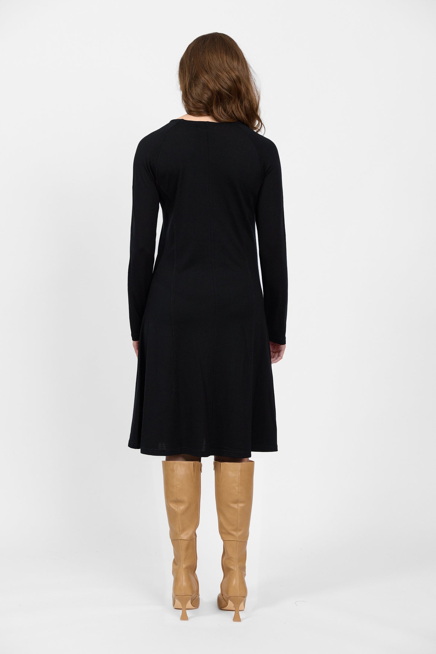 
                  
                    Vassalli Merino Dress-Black
                  
                