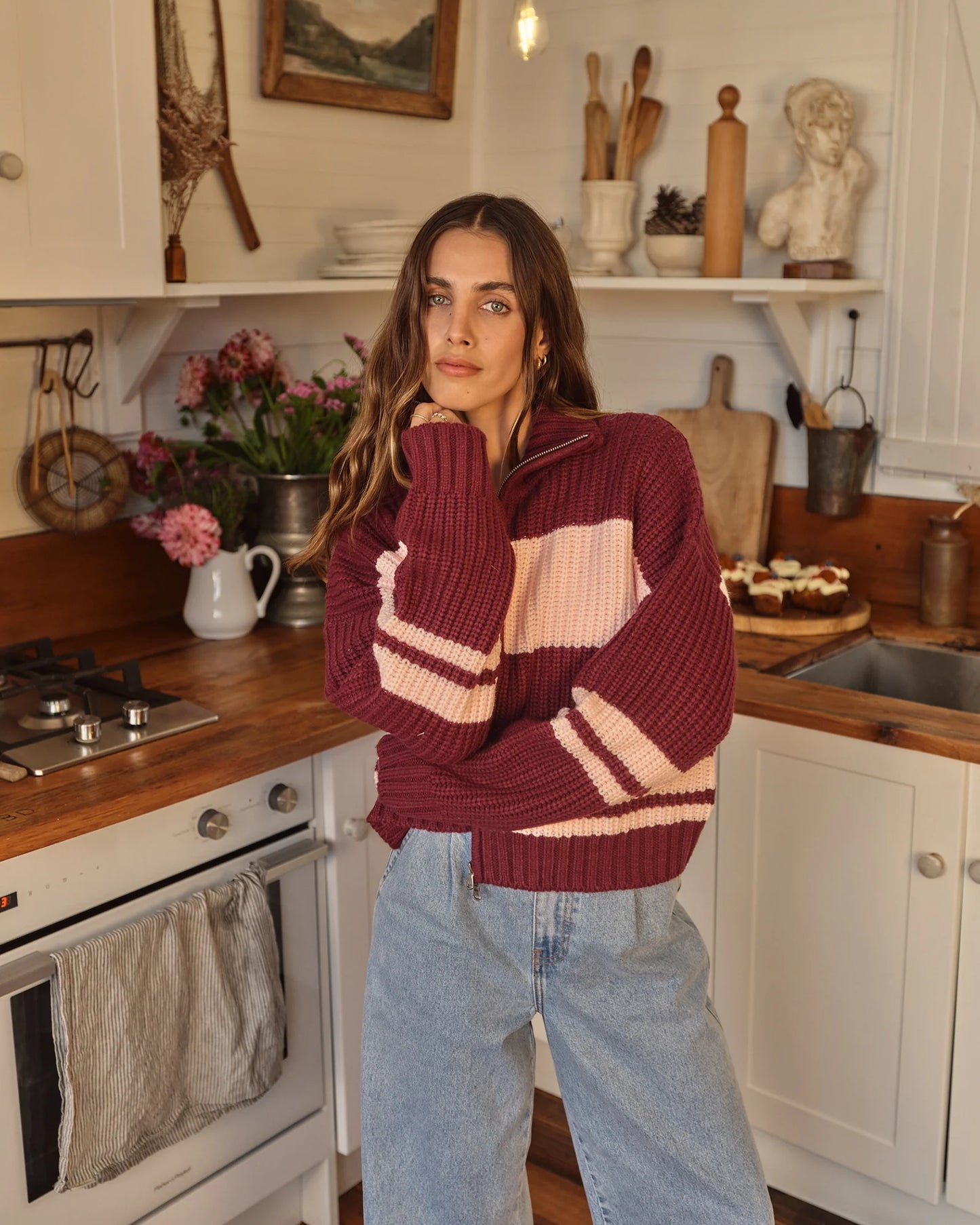 
                  
                    ALL ABOUT EVE AIDA KNIT ZIP THRU
                  
                