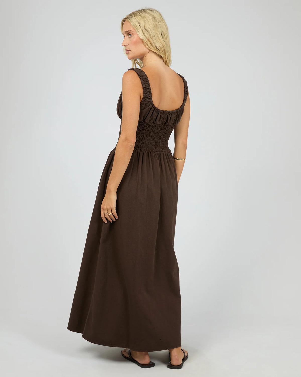 
                  
                    ALL ABOUT EVE POPPY DENIM DRESS-CHOCOLATE
                  
                