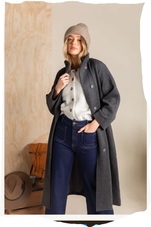 
                  
                    FOXWOOD FERMONT COAT - CHARCOAL
                  
                