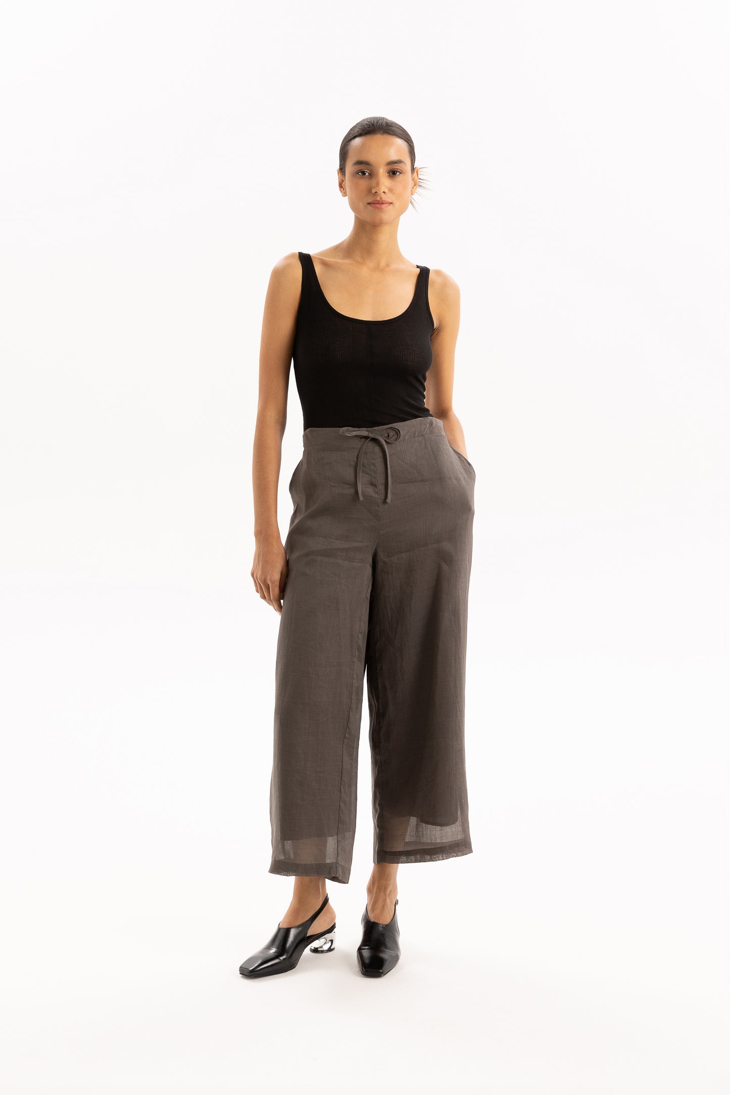 
                  
                    MILLY PANTS-CHARCOAL
                  
                
