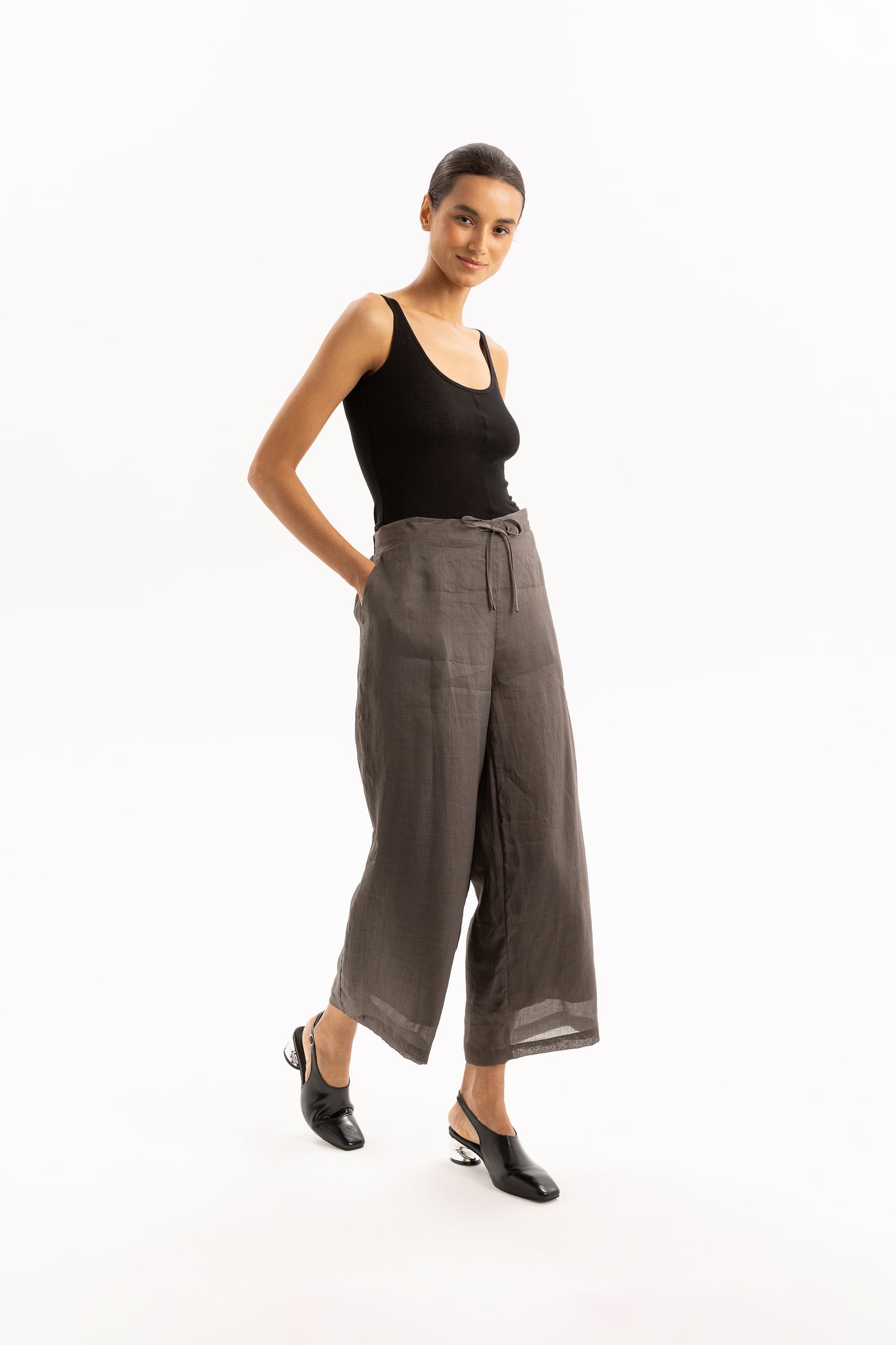 
                  
                    MILLY PANTS-CHARCOAL
                  
                