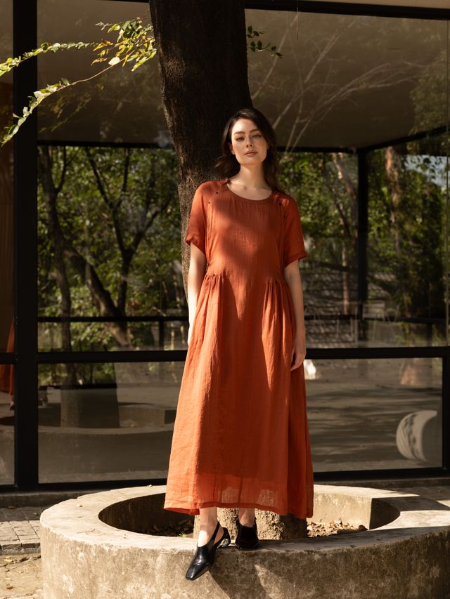 
                  
                    NATORI DRESS-BRICK
                  
                
