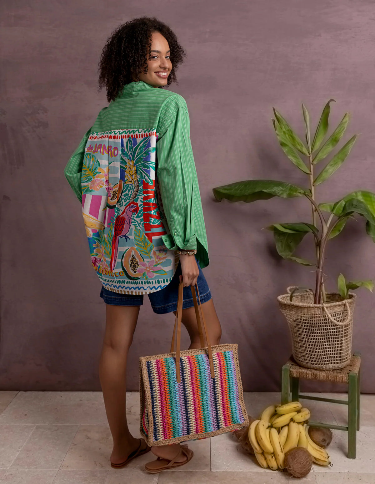 
                  
                    ELM TROPICAL MUSE SHIRT-GREEN STRIPE (Copy)
                  
                
