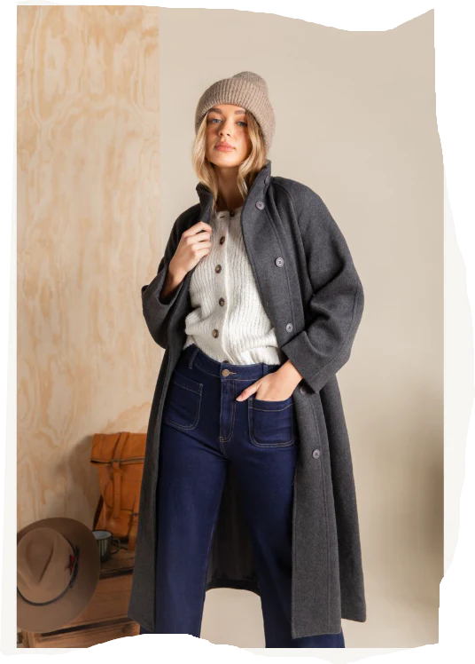 
                  
                    FOXWOOD FERMONT COAT - CHARCOAL
                  
                