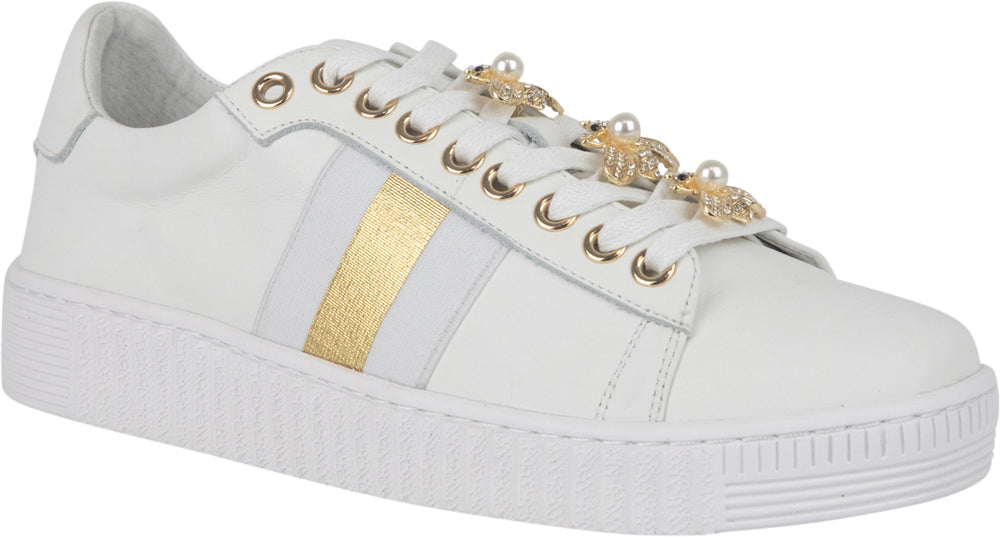 
                  
                    Bee Sneaker White/gold
                  
                