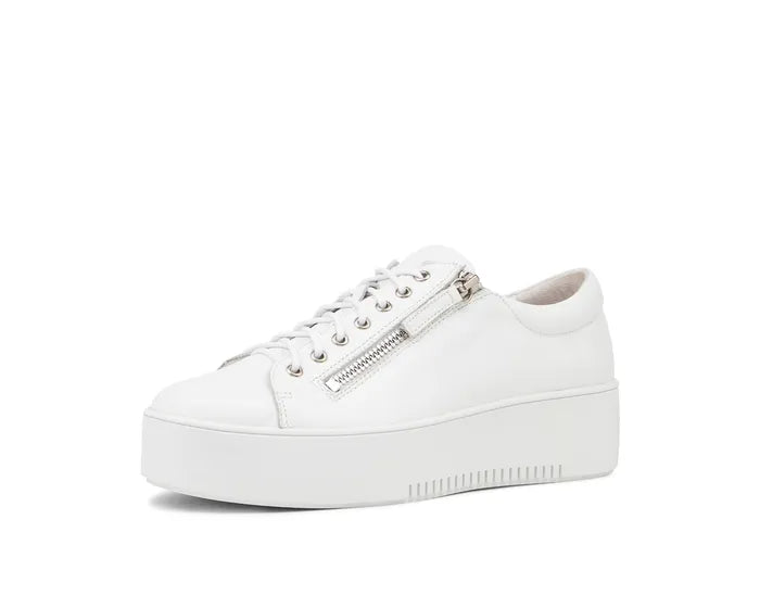 
                  
                    Wolfie White Leather Sneakers
                  
                