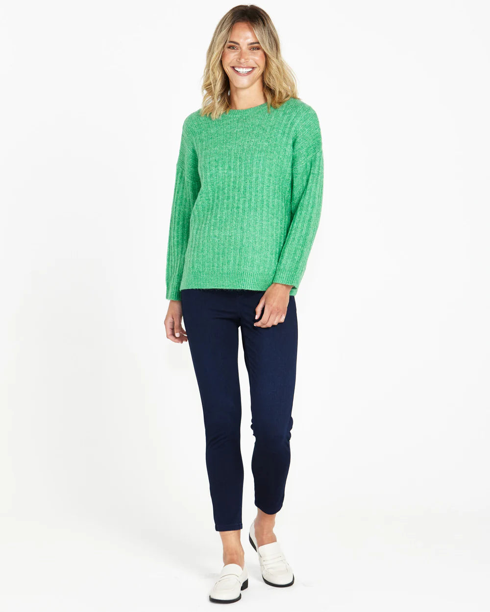 Kayla Knit Jumper - Apple