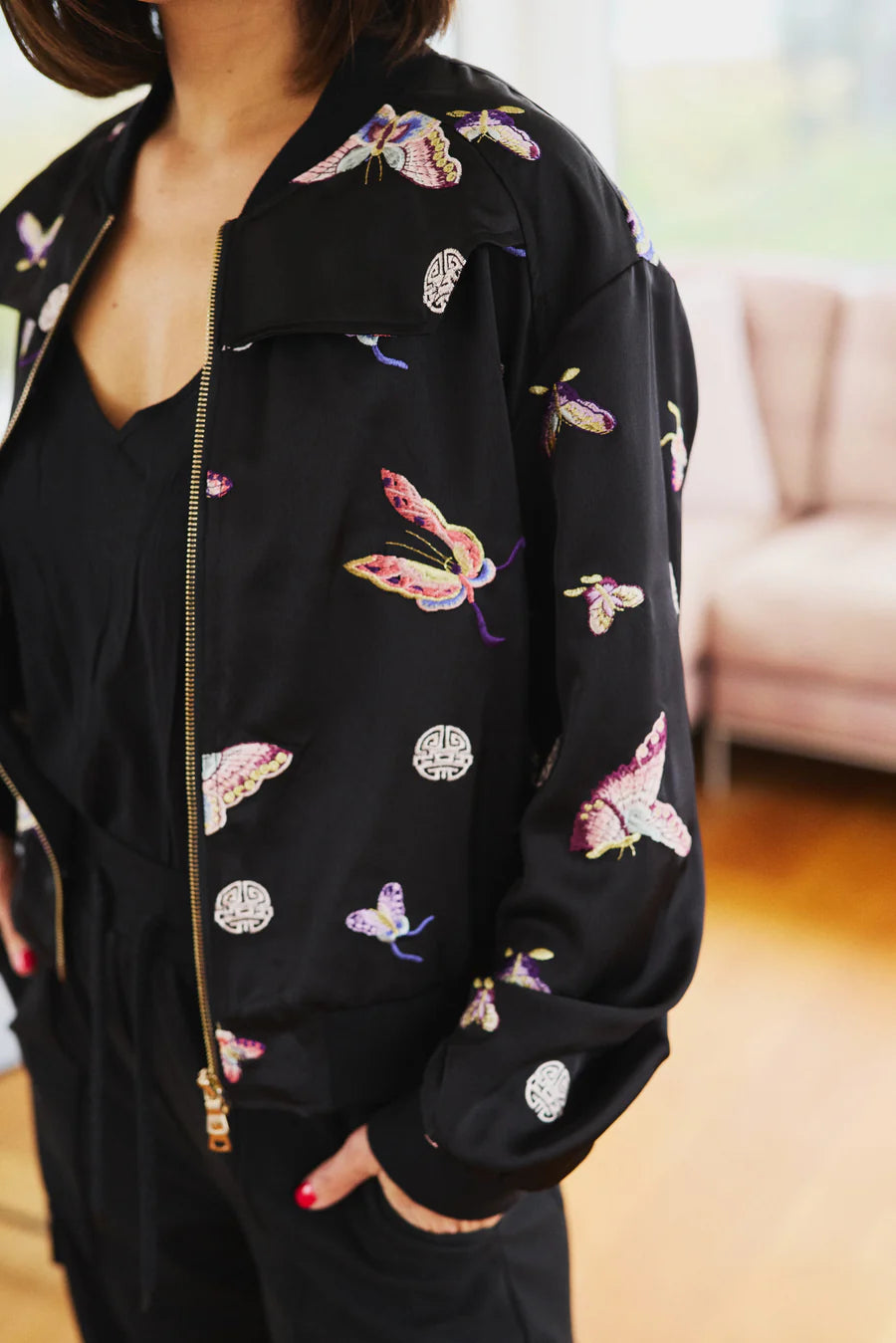 
                  
                    Camille Jacket-Midnight Veil
                  
                