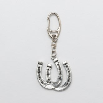 Horseshoe 3D Key Ring Pewter