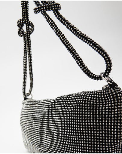 
                  
                    Maddie Rhinestone Bag Black
                  
                