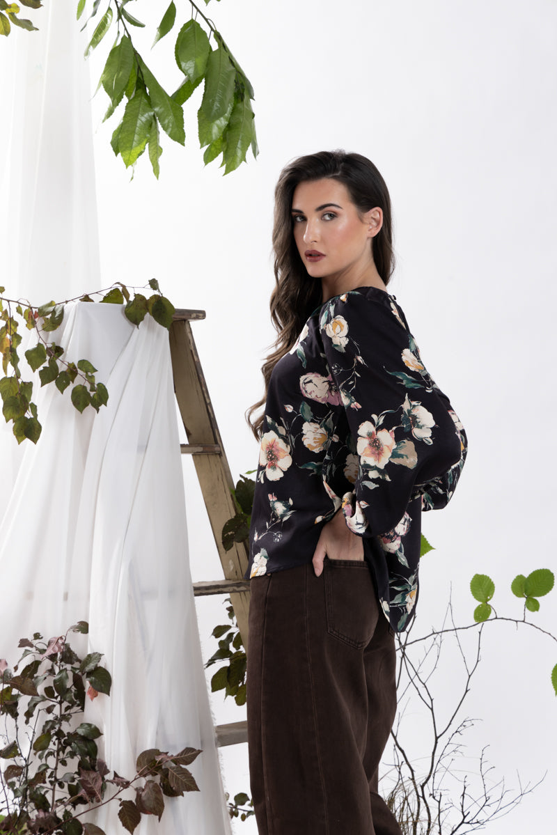 
                  
                    LORENZA BLOUSE-INK BLOOM-PRE ORDER
                  
                