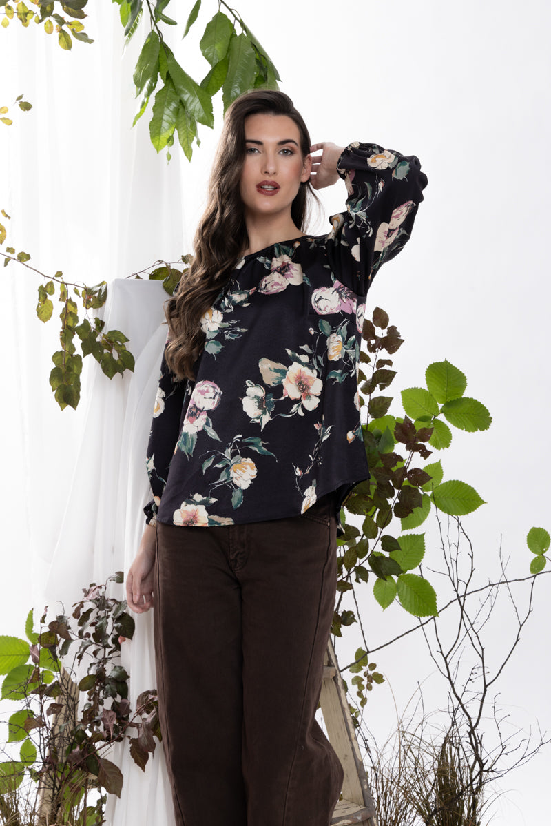 
                  
                    LORENZA BLOUSE-INK BLOOM-PRE ORDER
                  
                