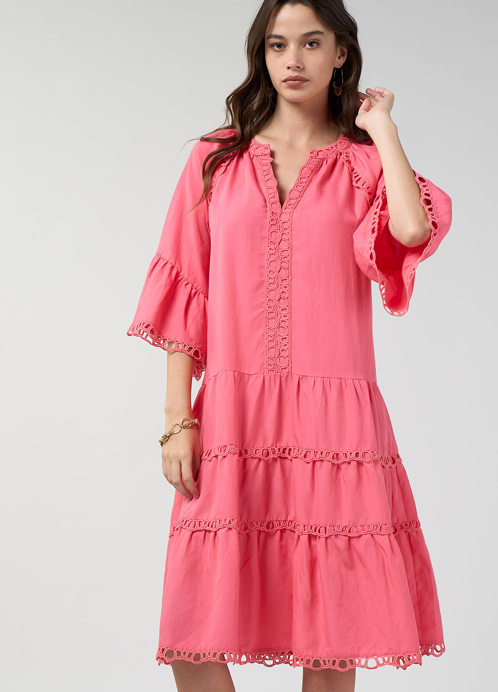
                  
                    LOOBIES STORY SHAILINI DRESS- CORAL
                  
                