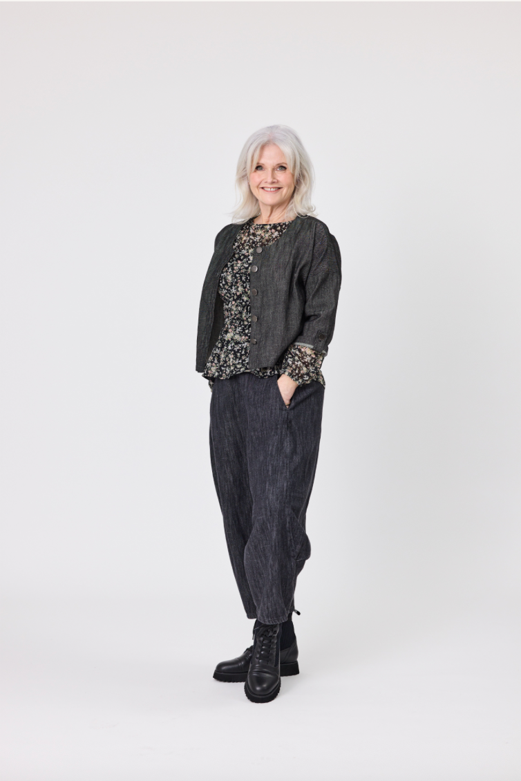 
                  
                    SONJA PANT-BLACK DENIM
                  
                