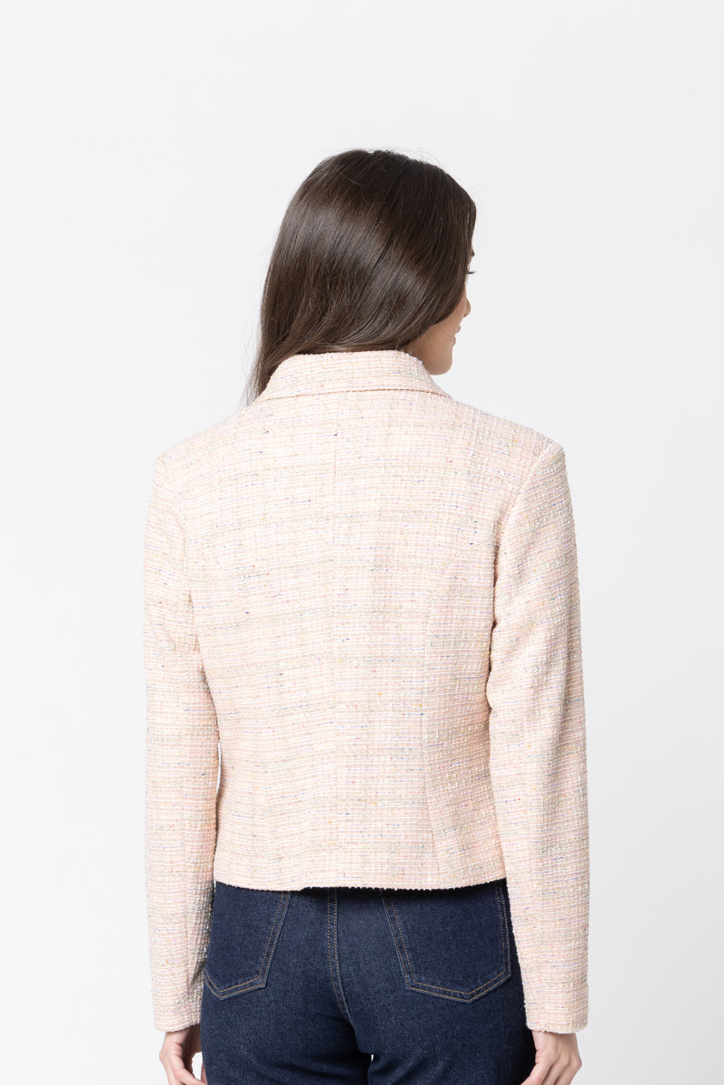 
                  
                    AUDRY BLAZER-BLUSH TWEED
                  
                