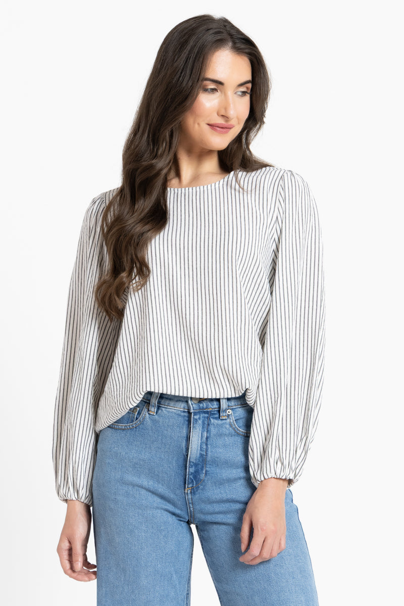 
                  
                    BRILLIANCE BLOUSE-STRIPE-PRE ORDER
                  
                