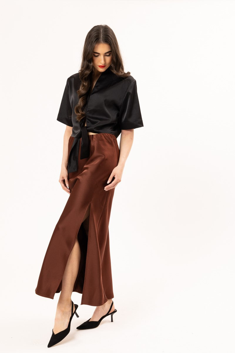 
                  
                    VIVA SKIRT-CHOCOLATE
                  
                