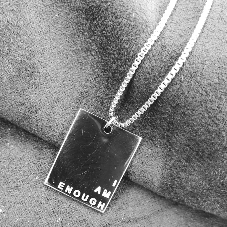 I AM ENOUGH - Tag Pendant