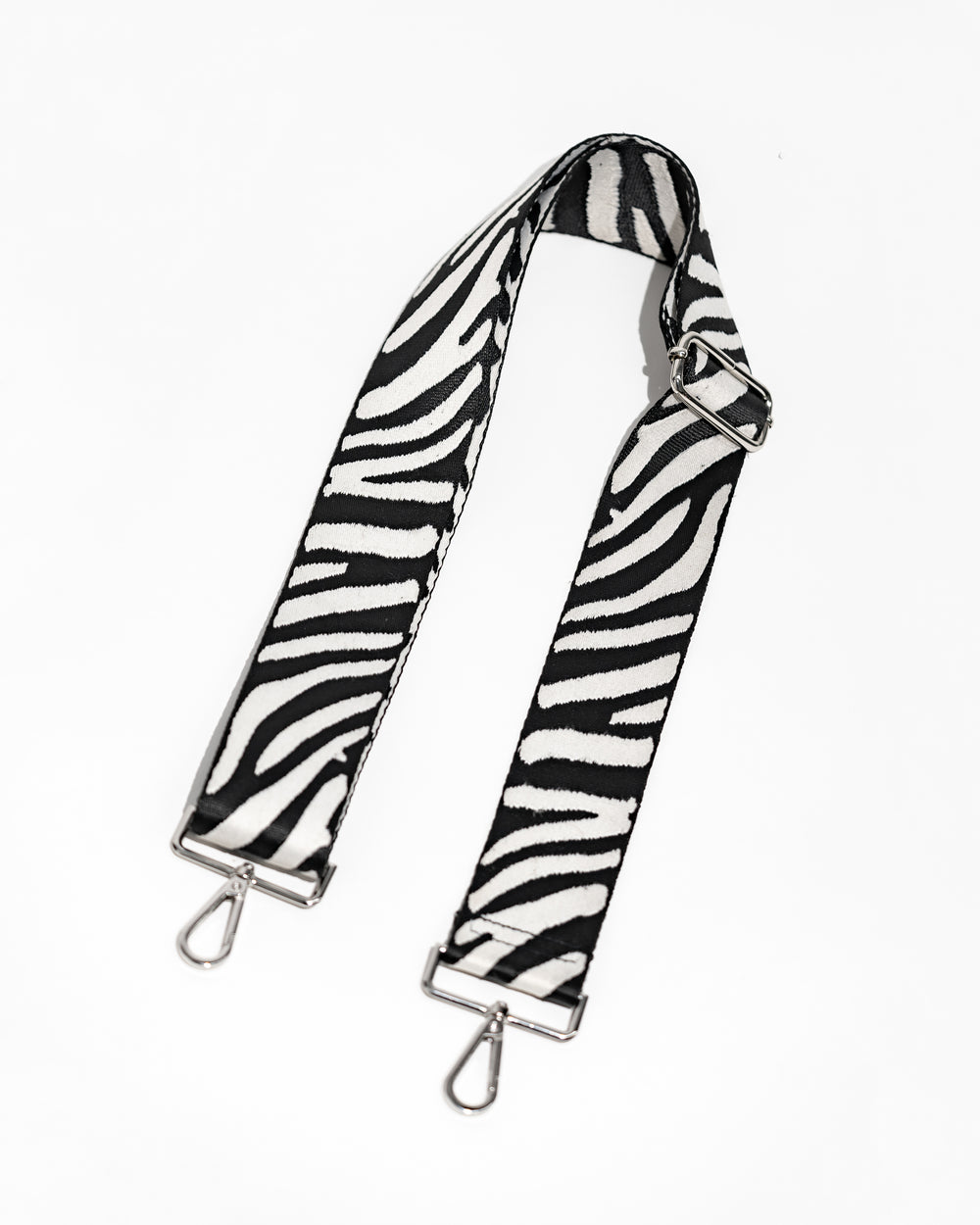 DIVA CROSS-BODY STRAP Safai white and black Zebra