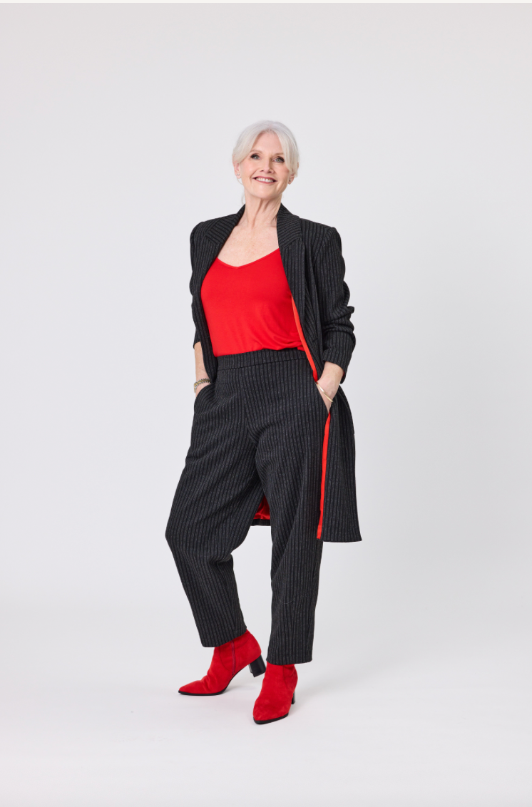 
                  
                    Thora Pant Pinstripe
                  
                