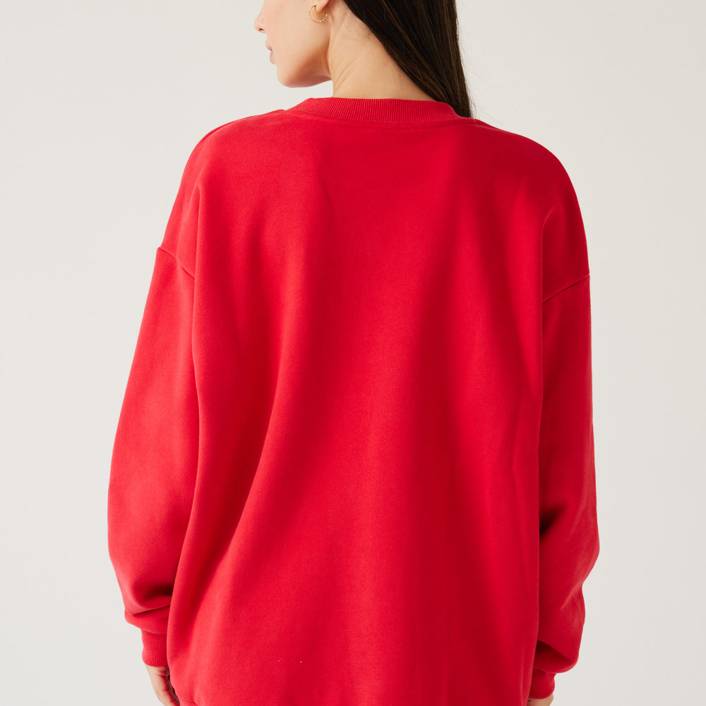 
                  
                    Sporty Sweatshirt Cherry Red
                  
                