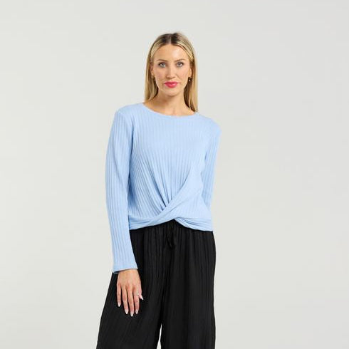 
                  
                    TWIST TEE -L/S-PERIWINKLE
                  
                