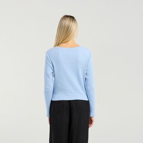 
                  
                    TWIST TEE -L/S-PERIWINKLE
                  
                