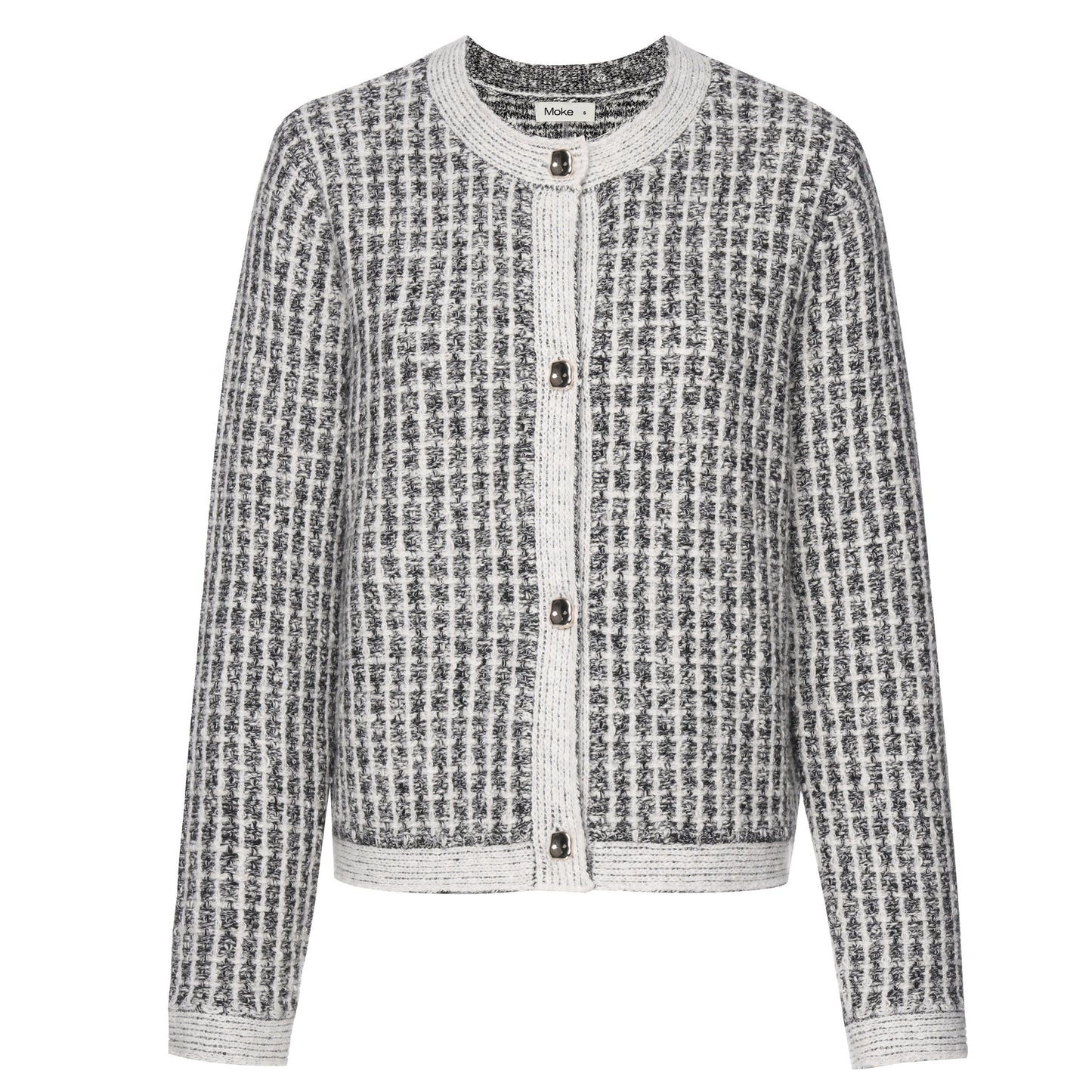 
                  
                    Vivian Cardigan-White Check
                  
                
