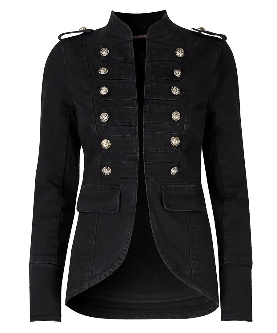 
                  
                    ULTIMATE DENIM MILITARY JACKER-BLACK
                  
                