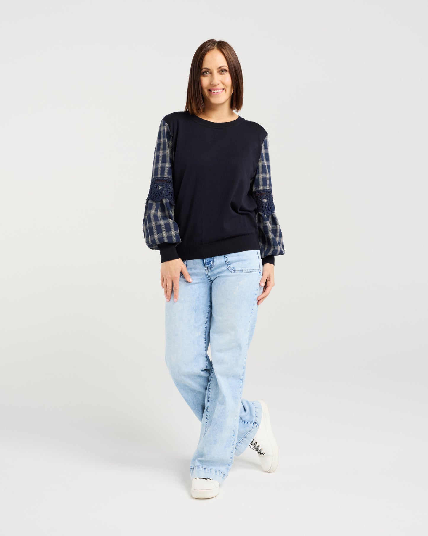 
                  
                    Lilith Top-Check ink Lines
                  
                