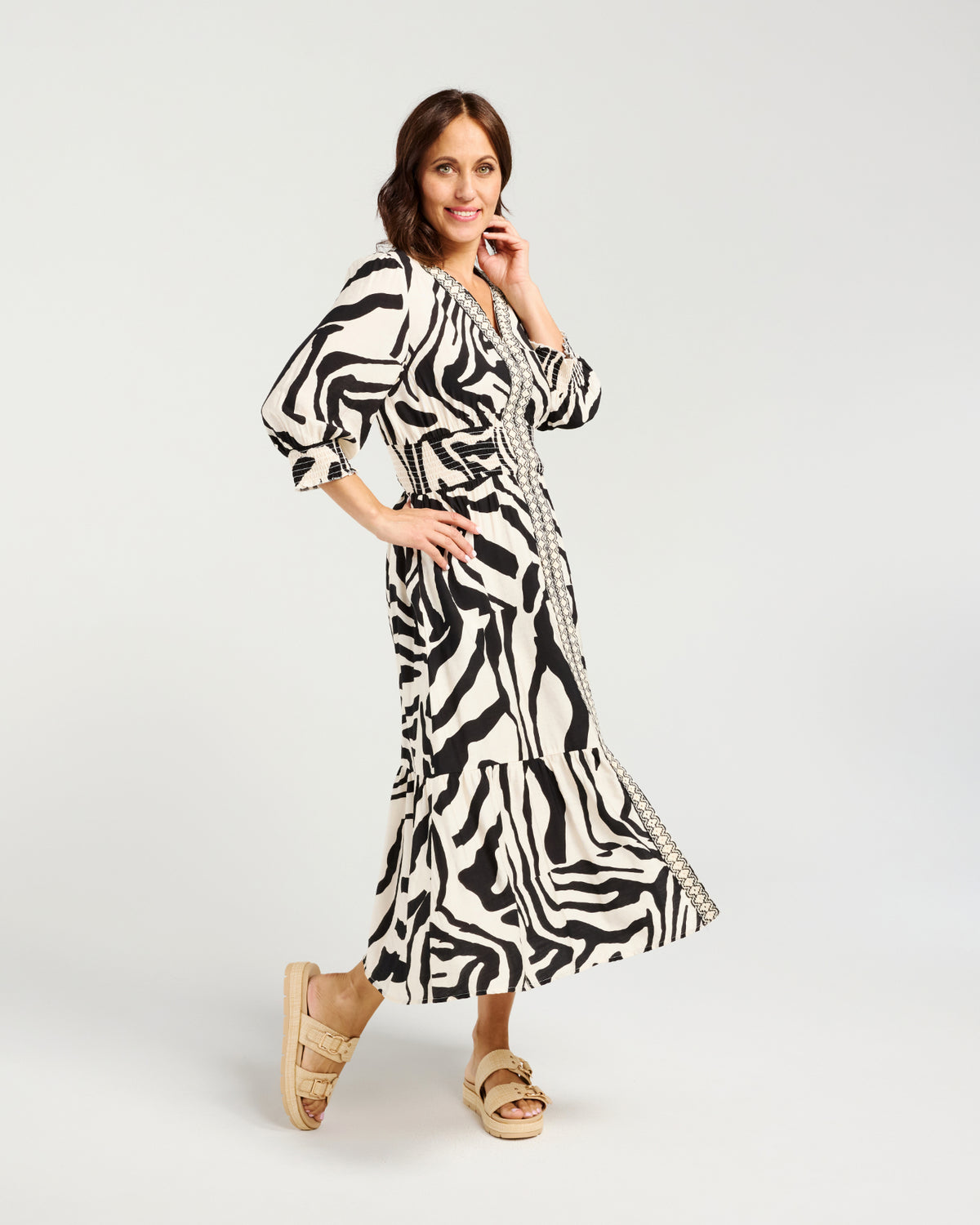 
                  
                    ZAFINA SERENA DRESS-BLACK RIPPLE
                  
                