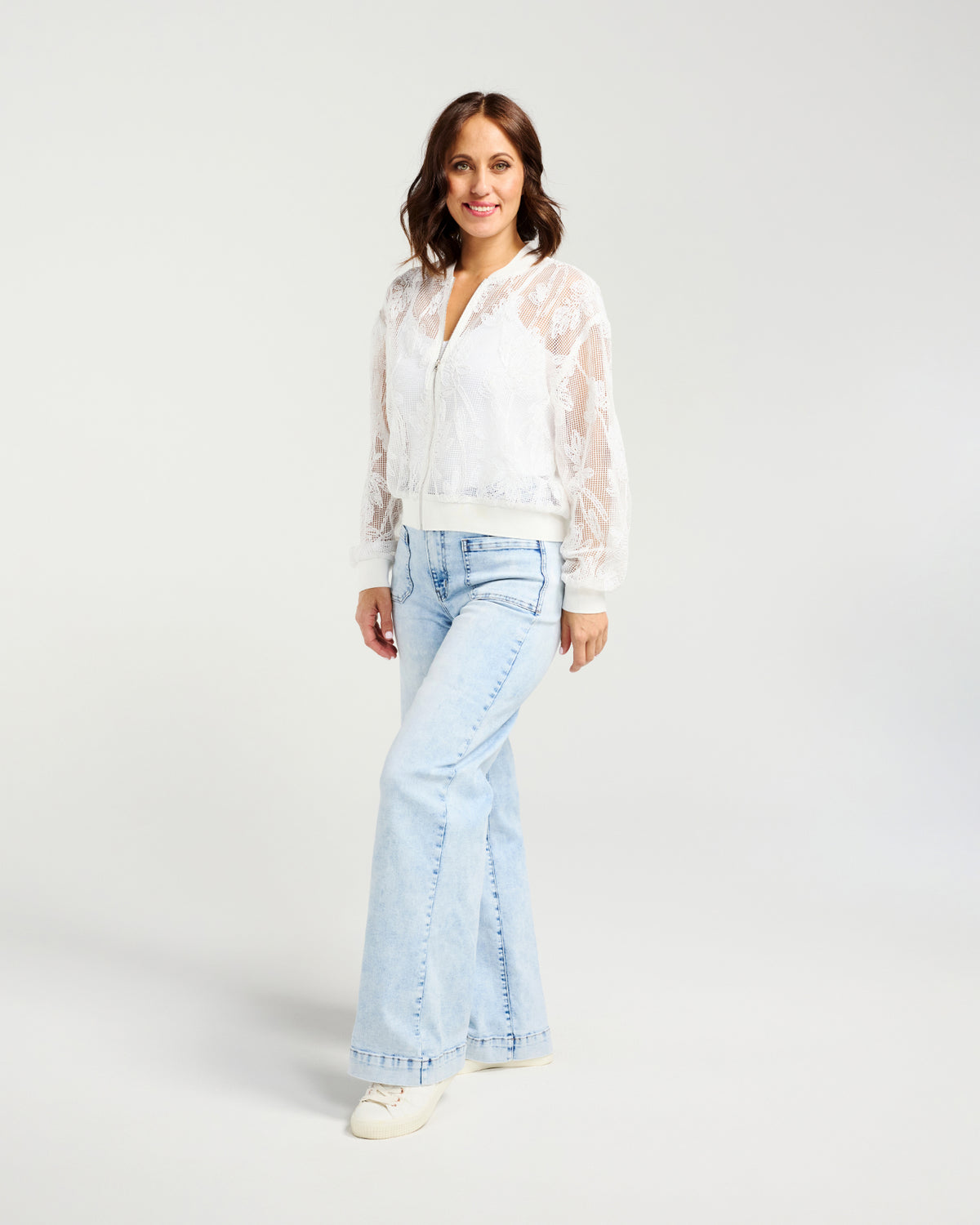 
                  
                    ZAFINA BIANCA BOMBER-PEARL BREEZE
                  
                