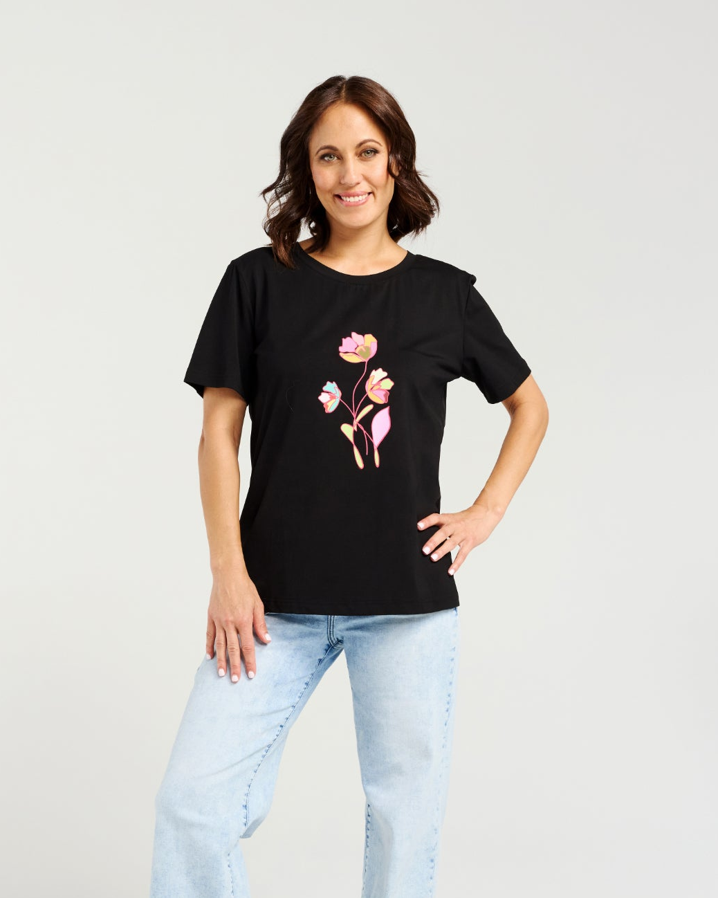 
                  
                    ZAFINA LARA TEE-BLACK
                  
                