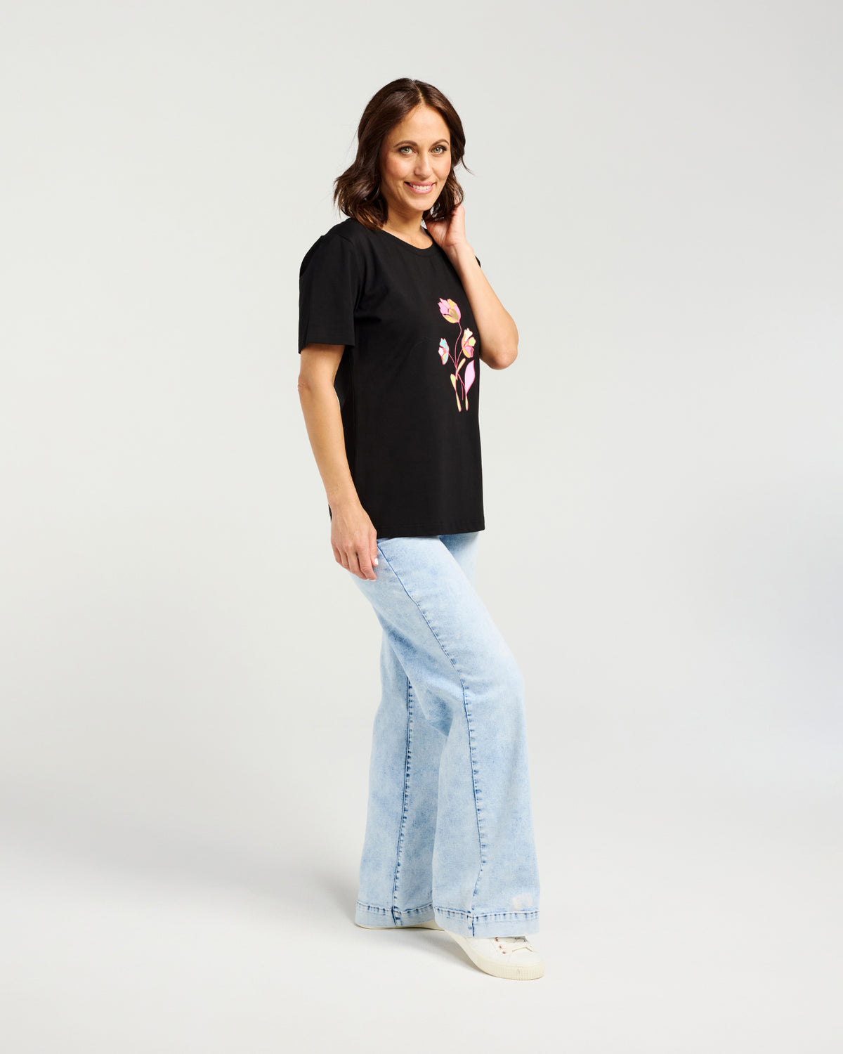 
                  
                    ZAFINA LARA TEE-BLACK
                  
                