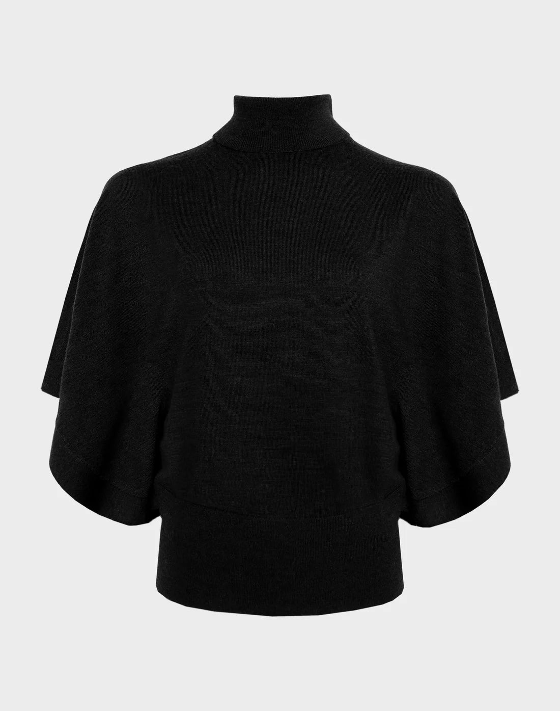 
                  
                    Batwing Roll Neck Merino Sweater
                  
                