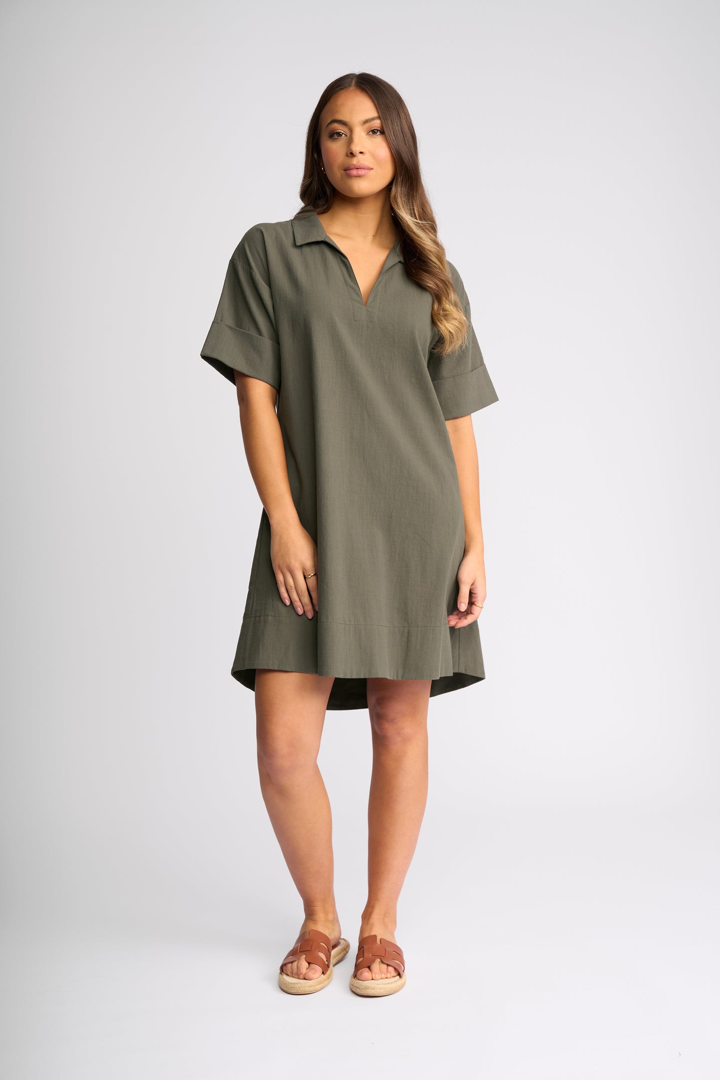 
                  
                    KNEWE BERLIN DRESS-OLIVE
                  
                