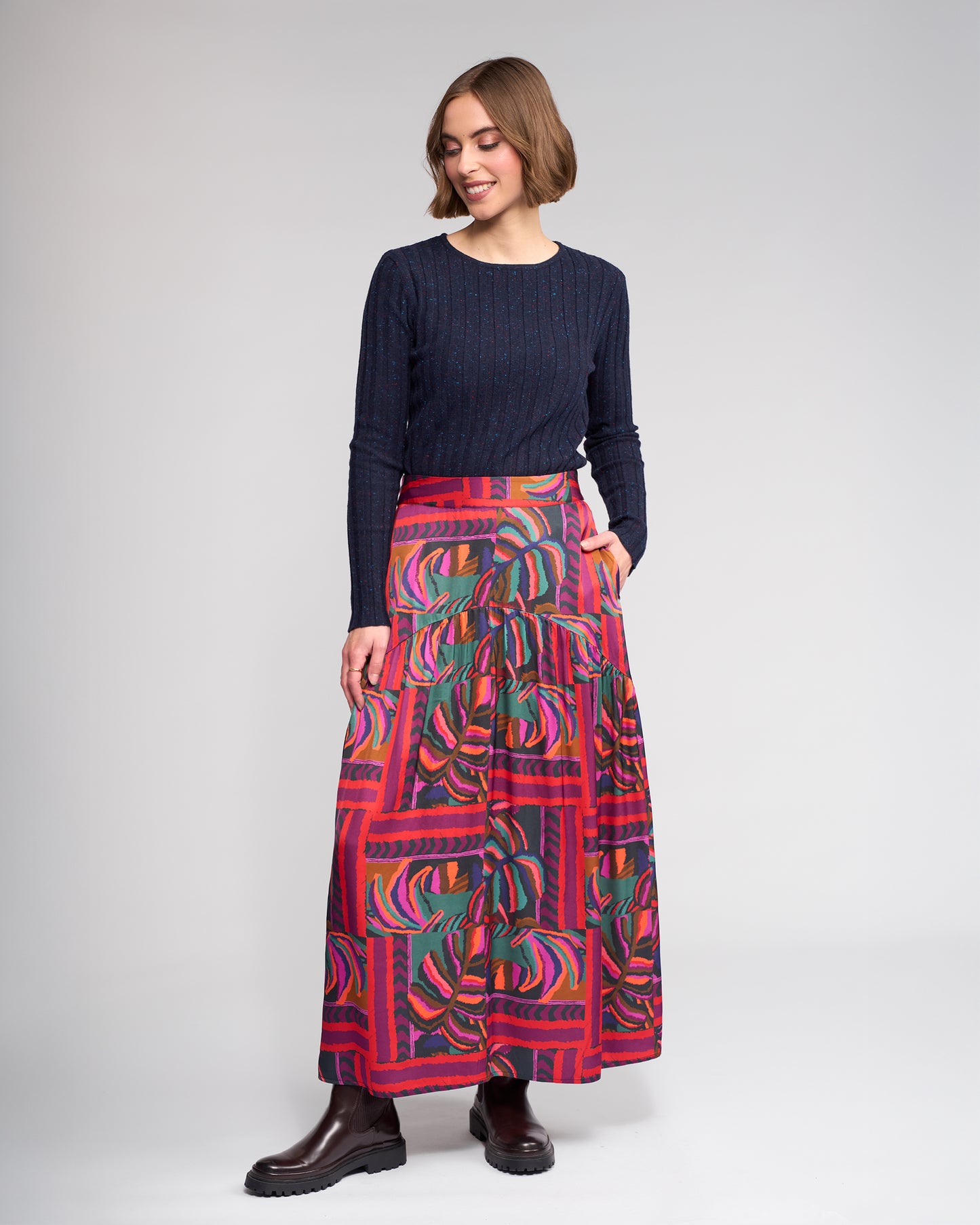
                  
                    K2038 Felix Sweater-Navy Fleck
                  
                