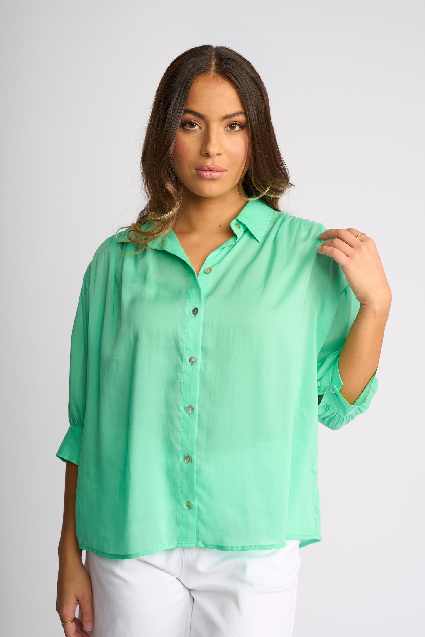 
                  
                    KNEWE MYTH SHIRT-MINT
                  
                