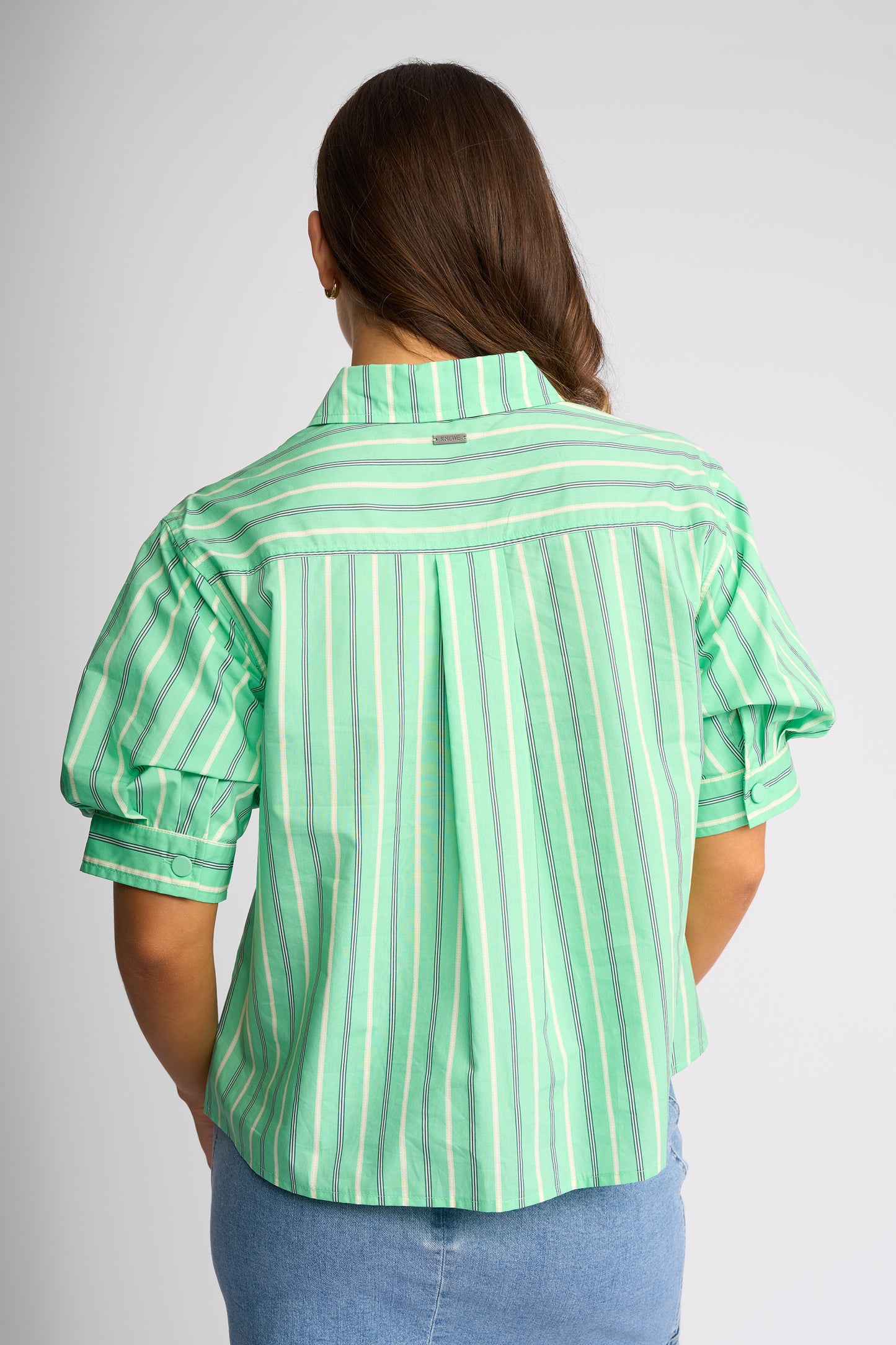 
                  
                    KNEWE TITAN SHIRT-MINT STRIPE
                  
                