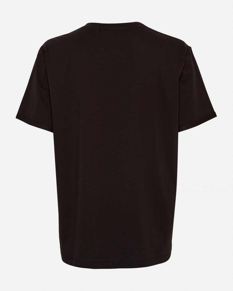 
                  
                    Terina Organic Small Logo Tee - Black/White
                  
                